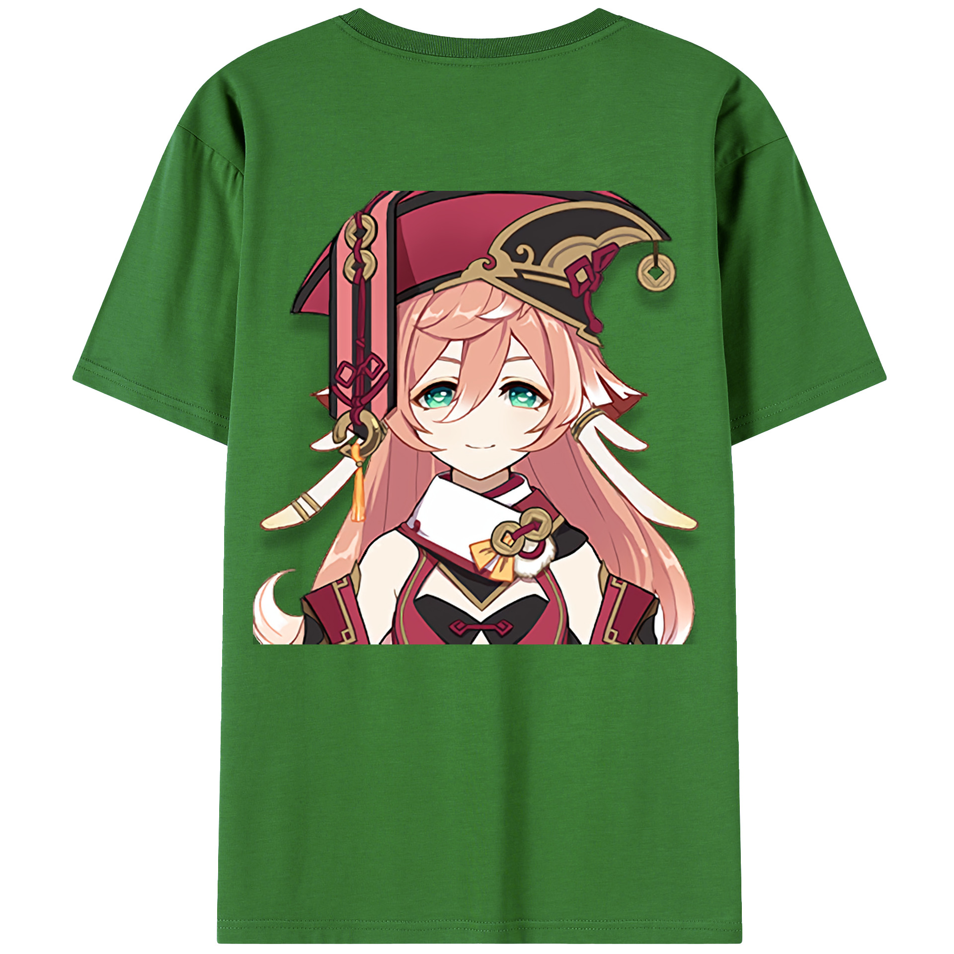 げんし神 ヤンフェイ genshin Yanfei レディース半袖Tシャツ(バックプリント)